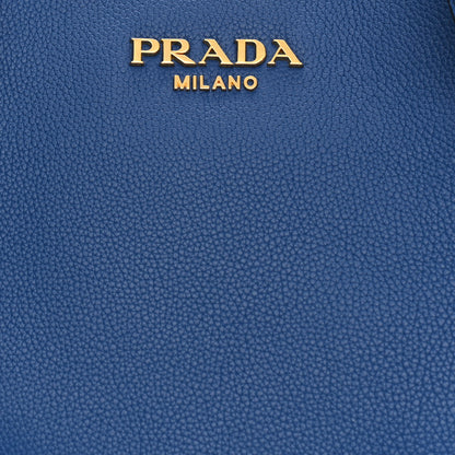 Prada Vitello Phenix Tote Blue 13 of 18