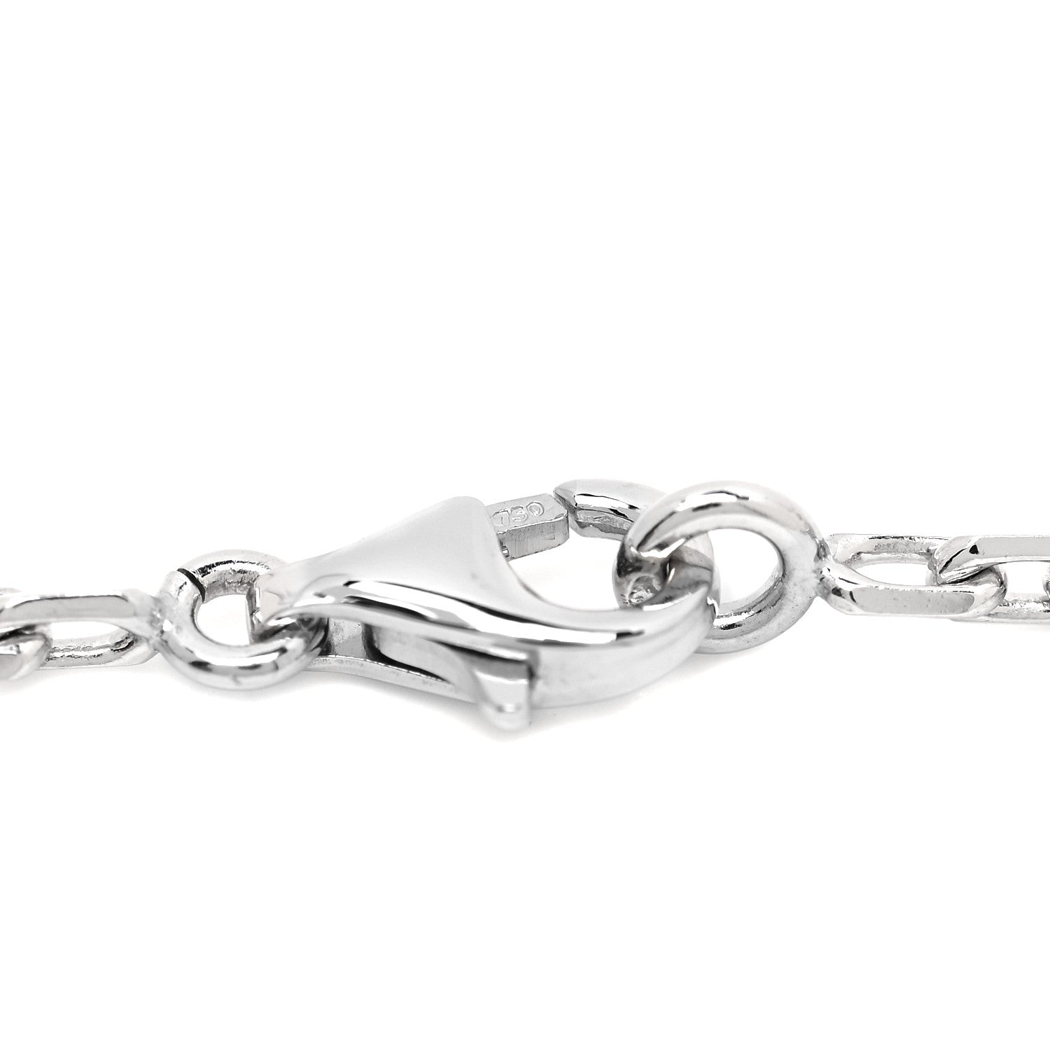 Van Cleef & Arpels 18K White Gold Mother of Pearl 10 Motifs Vintage Alhambra Necklace 4 of 4