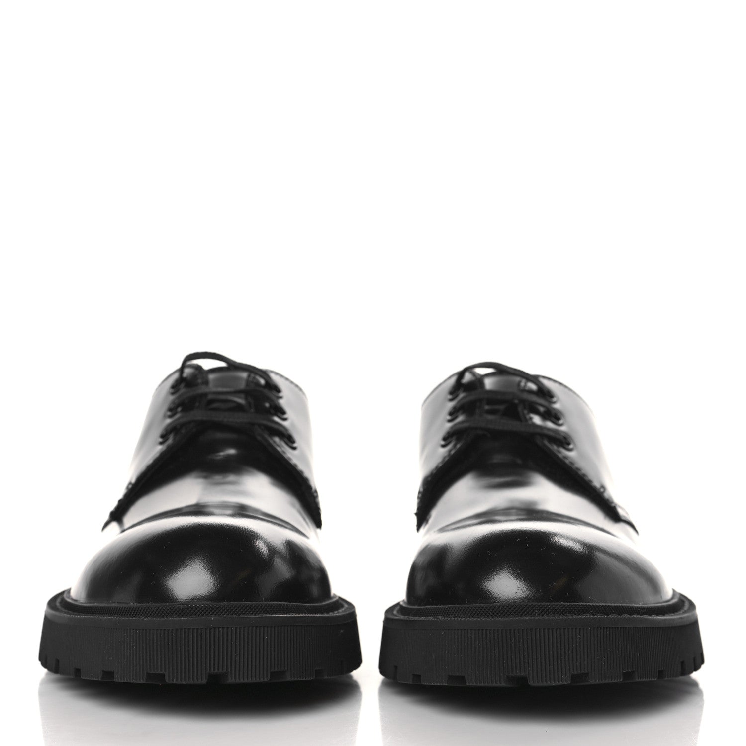 Saint Laurent Ketta Liverpool Lace Up Derby Shoes 39 Black 3 of 9