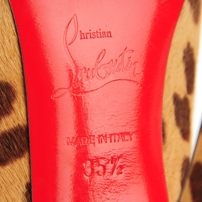 Christian Louboutin Calf Hair Leopard Lady Claude 120 Pumps 35.5 5 of 7