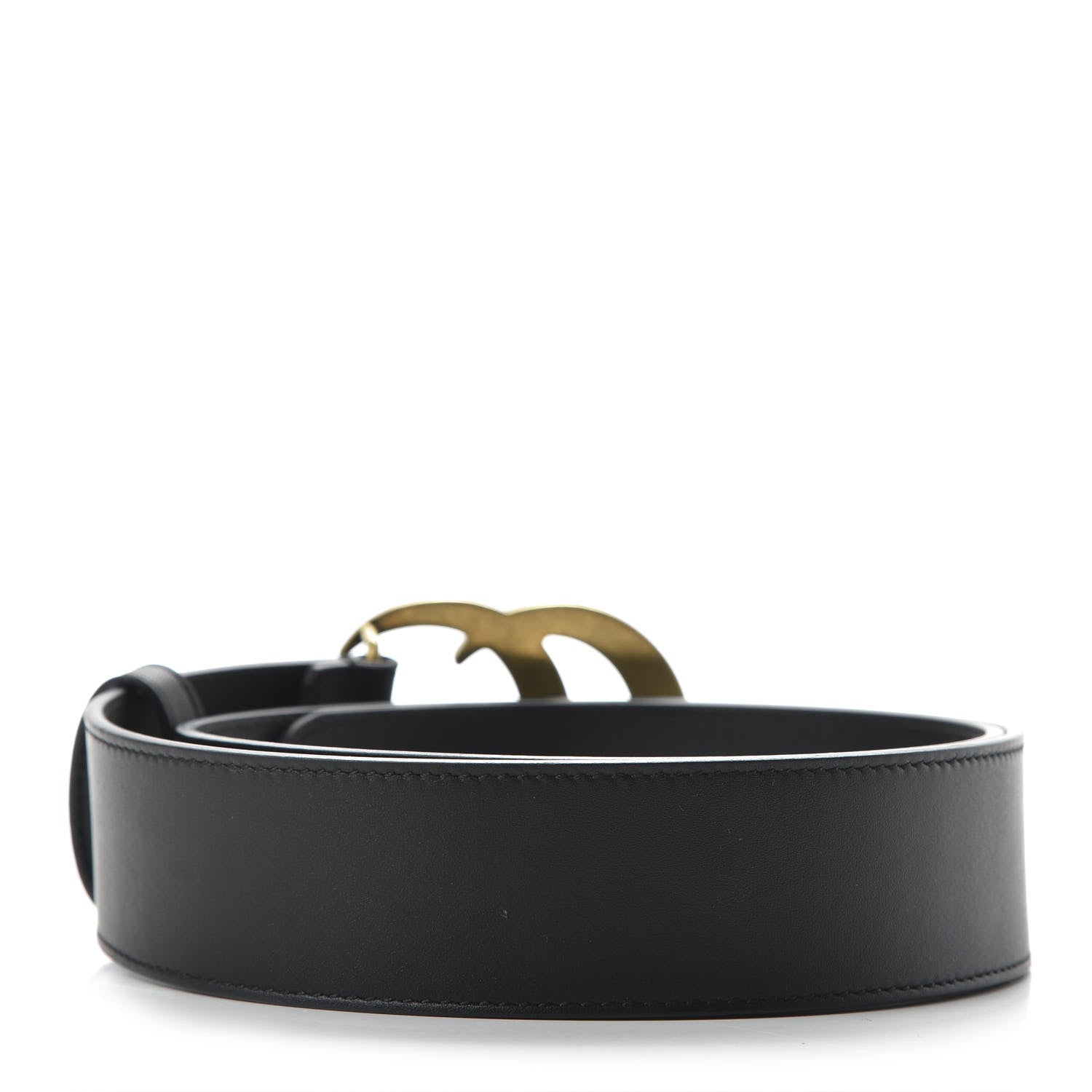 Gucci Calfskin Double G 40mm Belt 80 32 Black 2 of 6