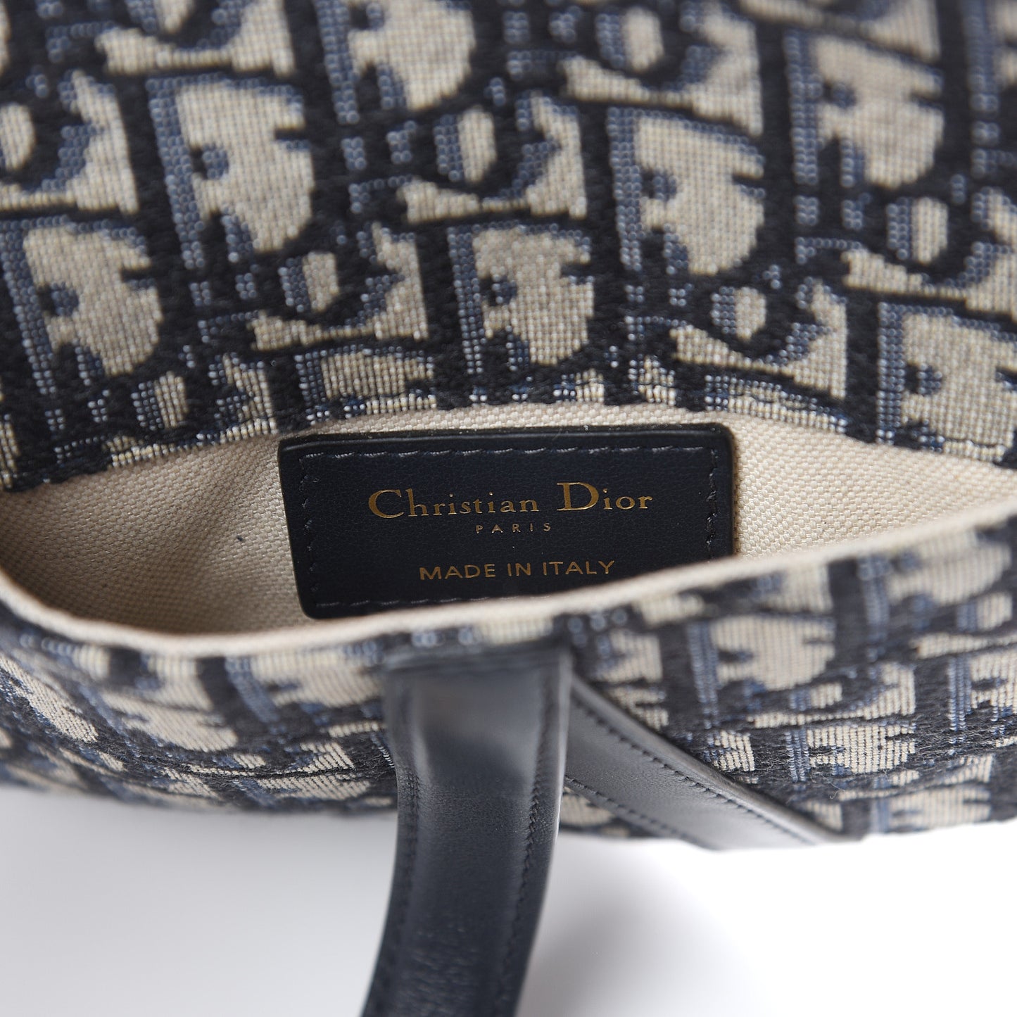 Oblique Saddle Belt Bag Blue
