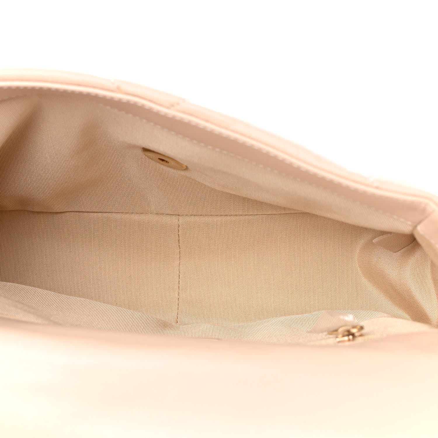 Chanel Goatskin Quilted Medium Chanel 19 Flap Light Beige 5 of 10