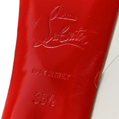 Christian Louboutin Patent Bianca 120 Pumps 36.5 White 7 of 10