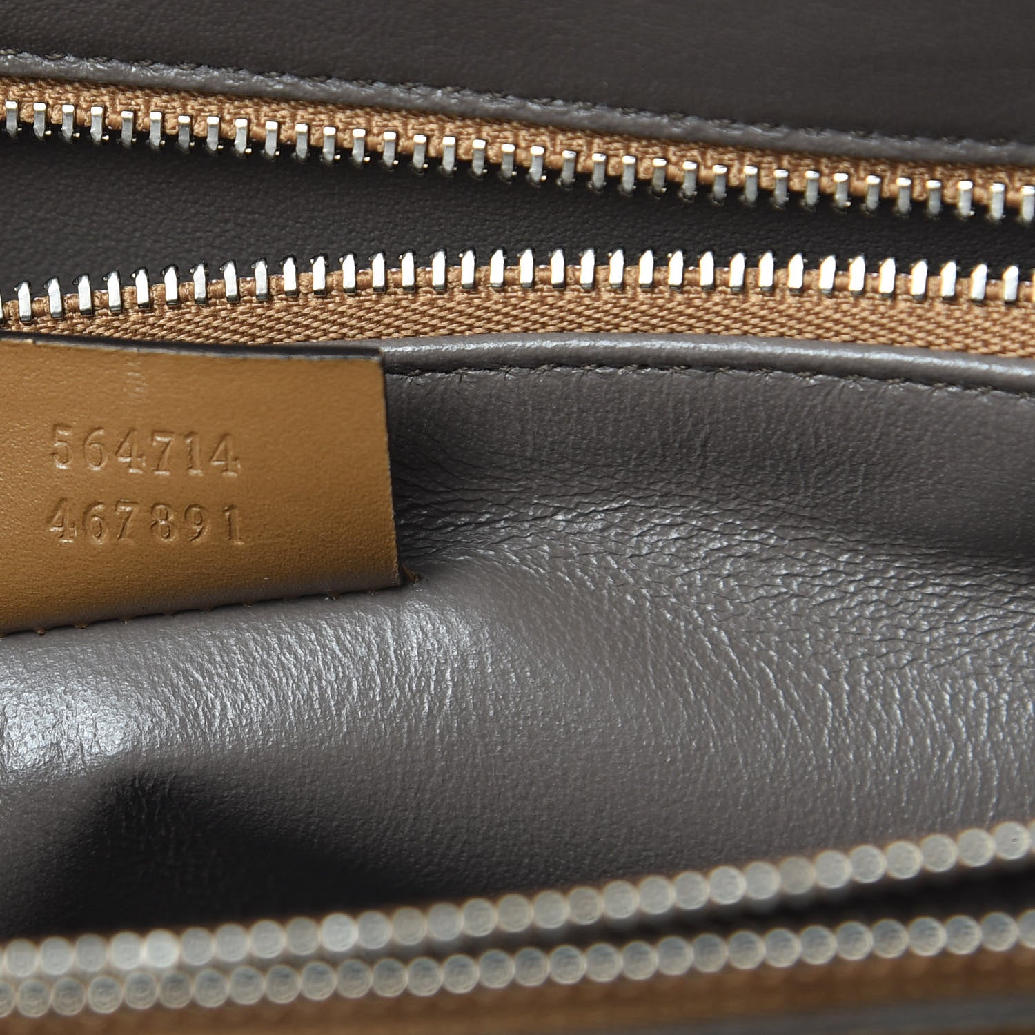 Gucci Smooth Calfskin Medium Zumi Top Handle Bag Friky Taupe 7 of 11