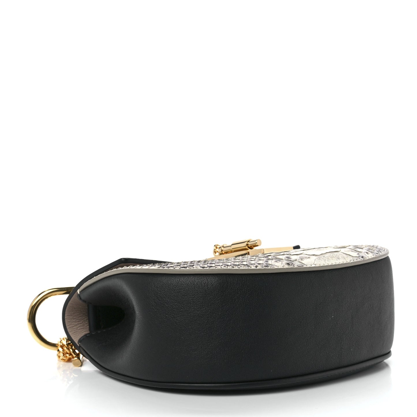 Python Smooth Calfskin Mini Drew Shoulder Bag