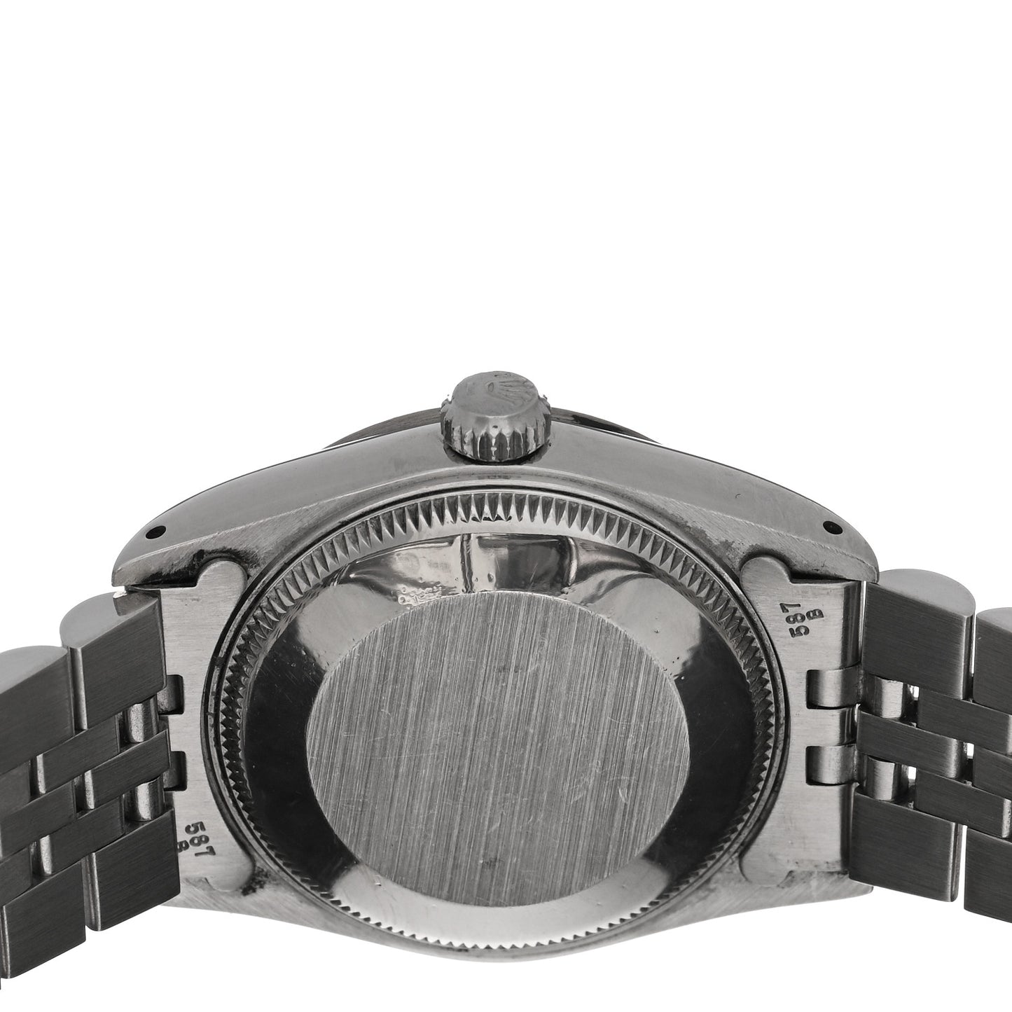 Stainless Steel 18K White Gold 31mm Oyster Perpetual Datejust Watch Blue Roman 68274
