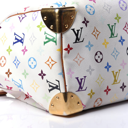 Louis Vuitton Monogram Multicolor Speedy 30 White 7 of 25