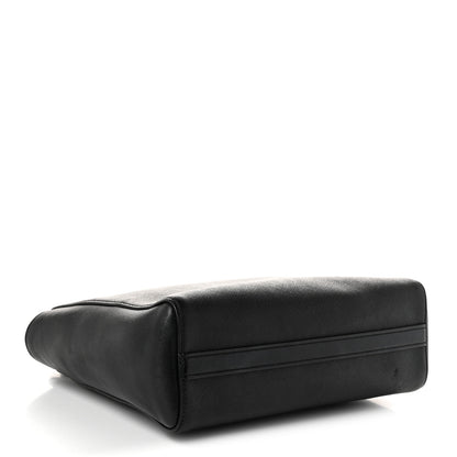 Prada Saffiano Soft Calfskin Small Zippered Tote Black 4 of 12