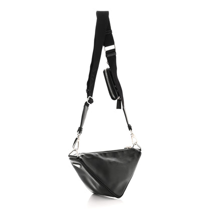 Prada Grace Lux Triangle Shoulder Bag Black 3 of 10