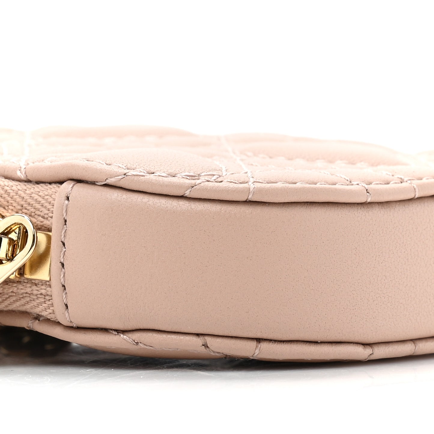 Lambskin Cannage Dioramour Lady Dior Phone Holder Light Pink