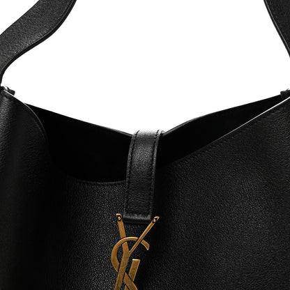 Saint Laurent Supple Calfskin Large Le 5 A 7 Soft Hobo  Black 7 of 9