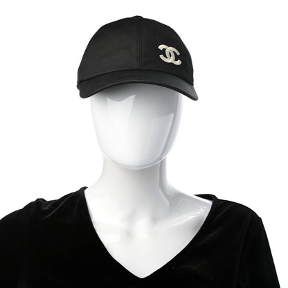 Chanel Cotton CC Cap Hat Black 2 of 8