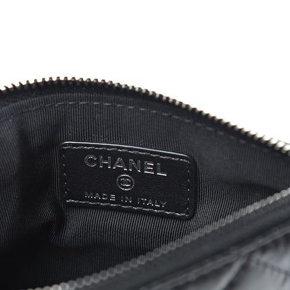 Chanel Aged Calfskin Quilted Small Reissue Cosmetic Case Black 6 of 8