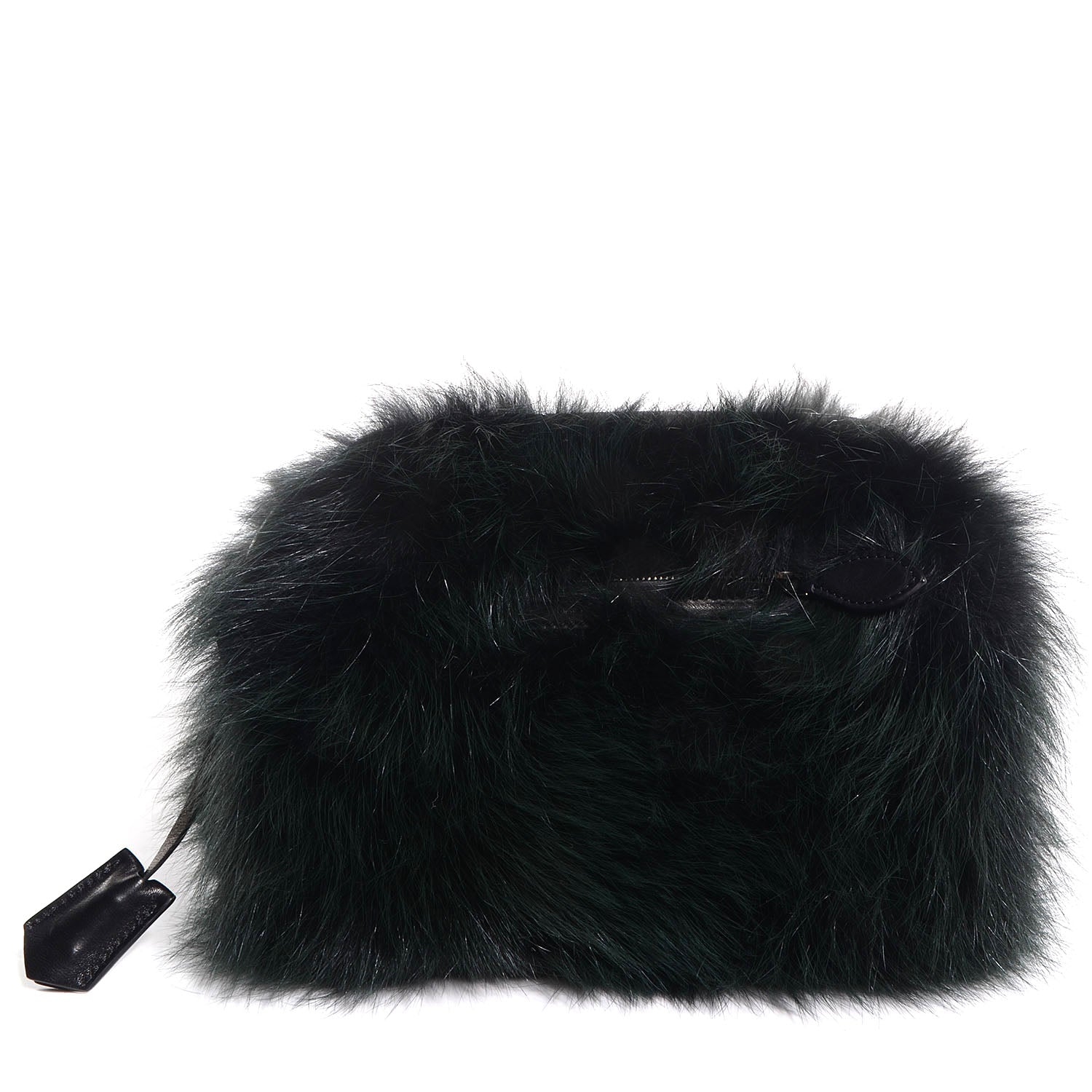 Louis Vuitton Fox Fur Lambskin Pochette Chaine Renard Vert Fonce 1 of 7