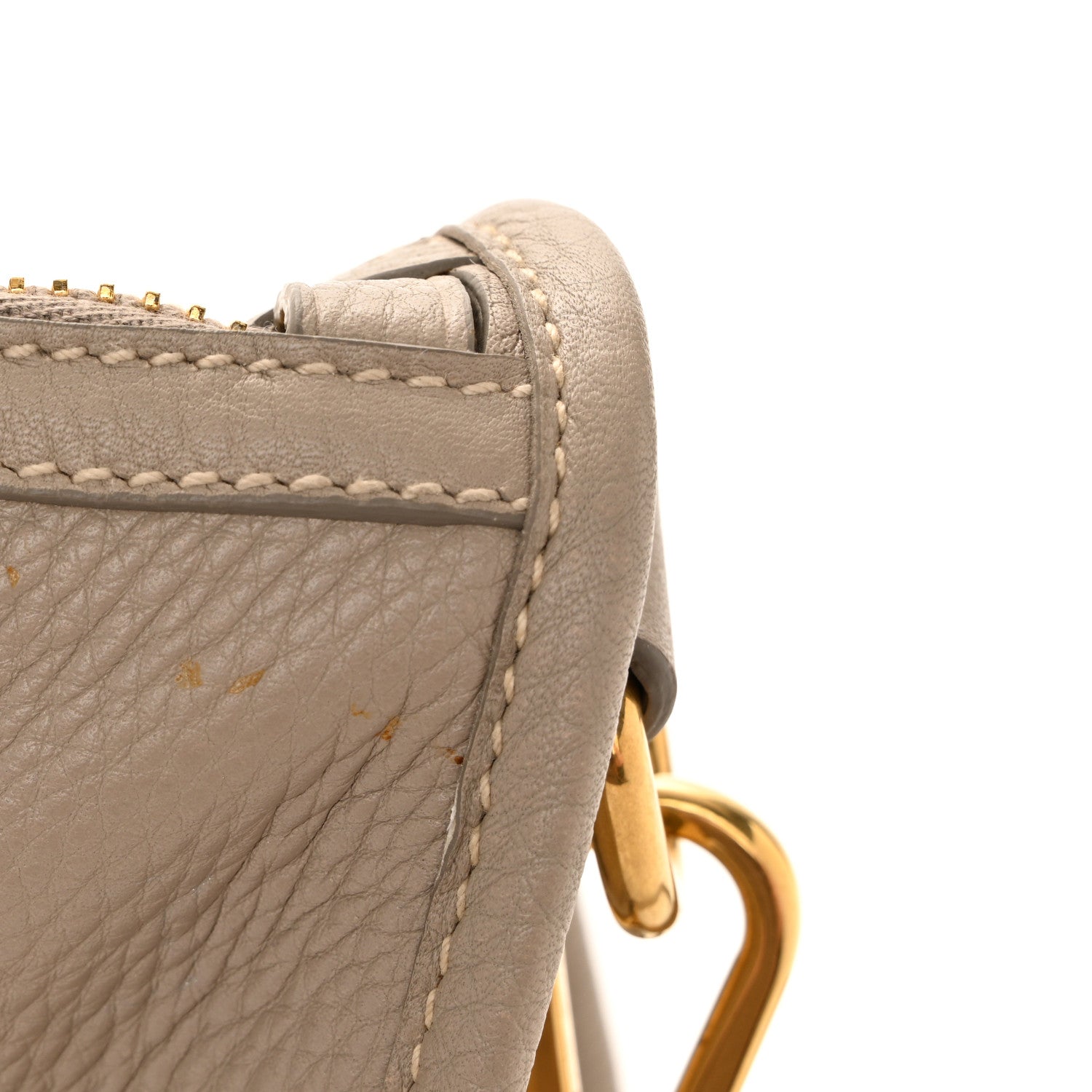 Prada Vitello Daino Shopping Satchel Pomice 14 of 14