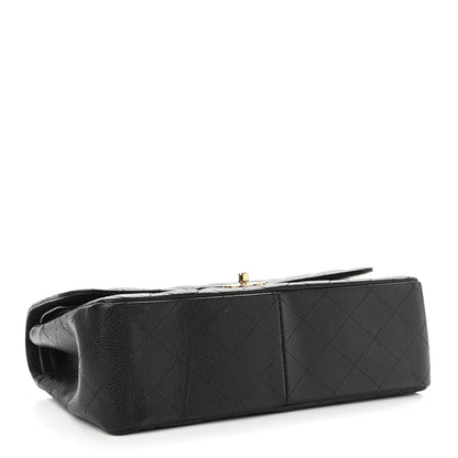 Chanel Caviar Quilted Jumbo Double Flap Black 4 of 14