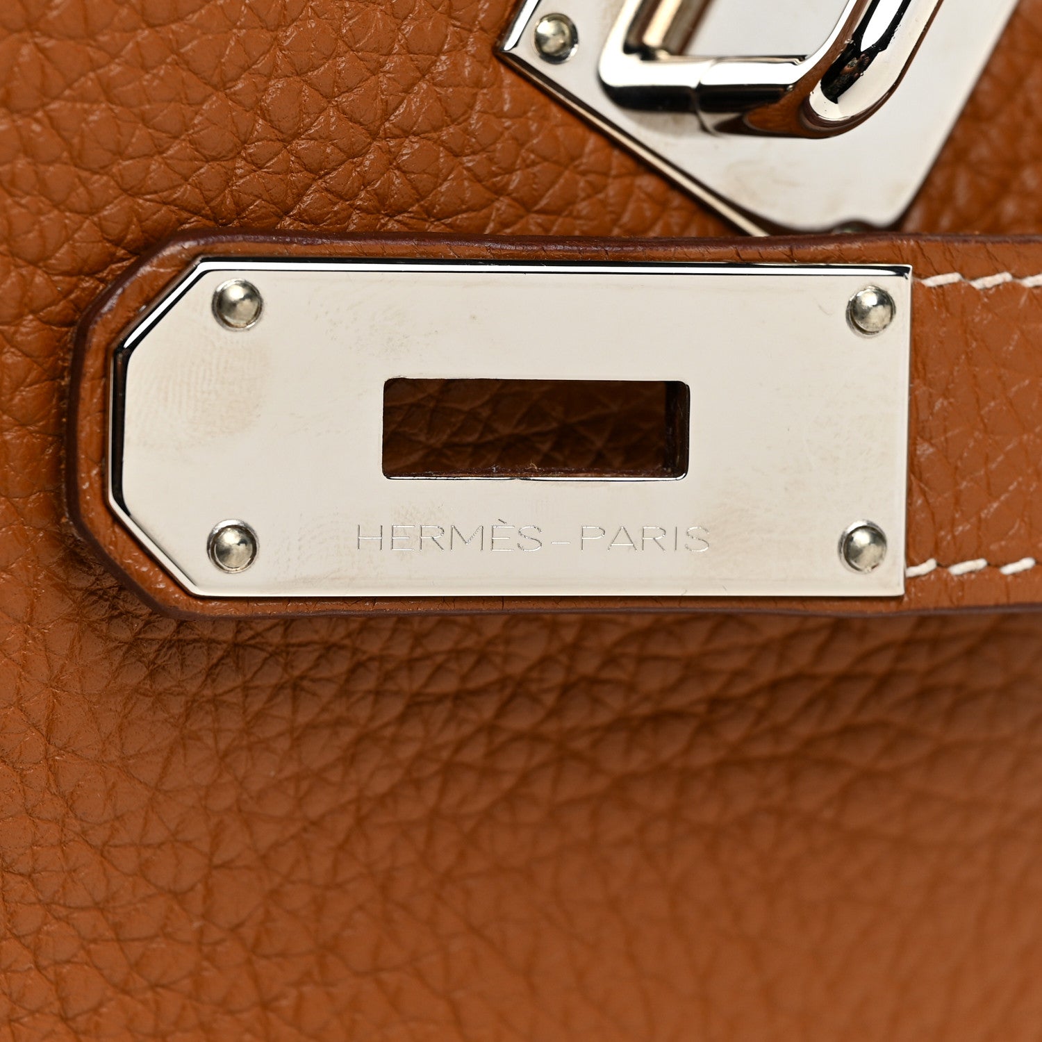 Hermes Taurillon Clemence Jypsiere 34 Gold 16 of 21