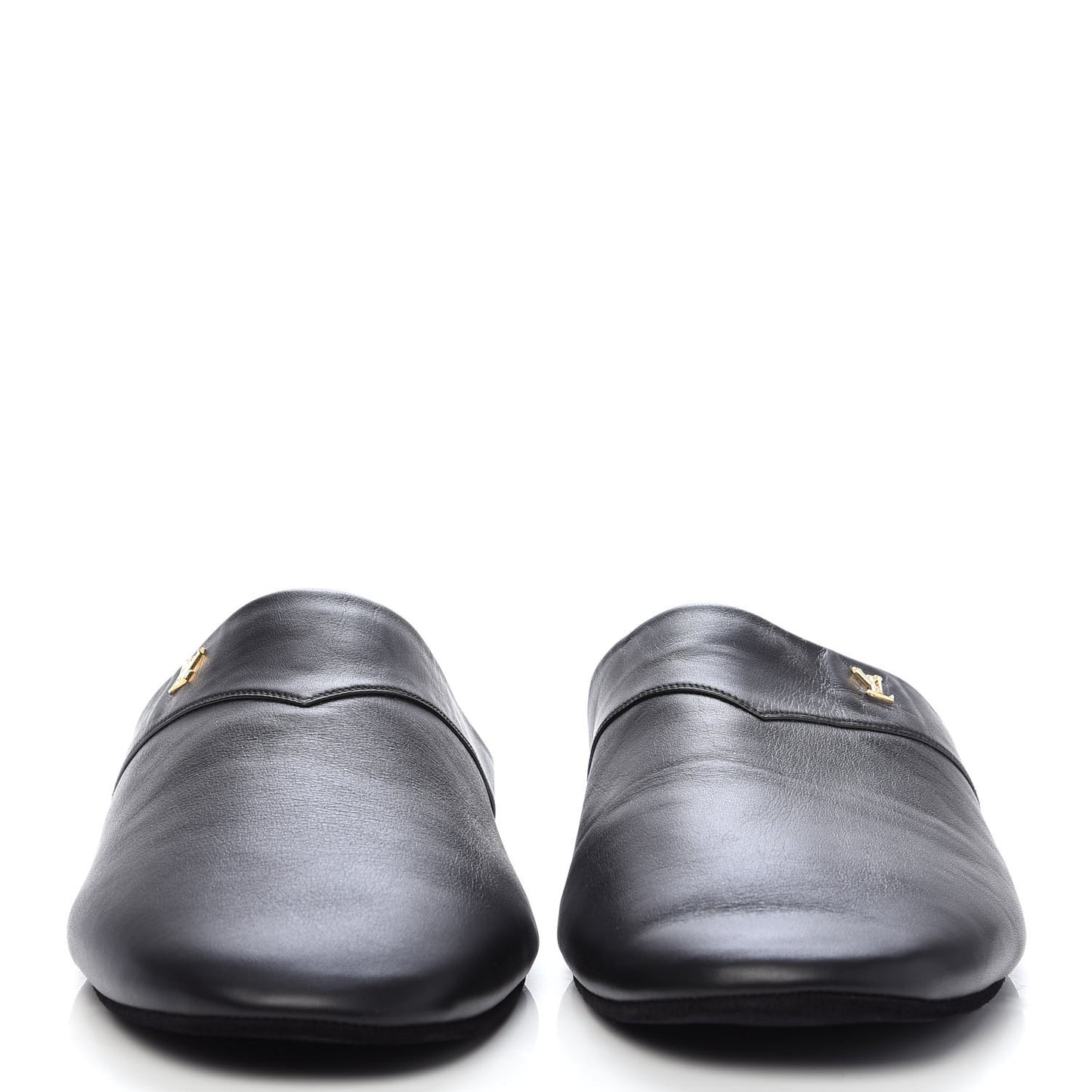 X SUPREME Lambskin Mens Hugh Slippers 8 Black