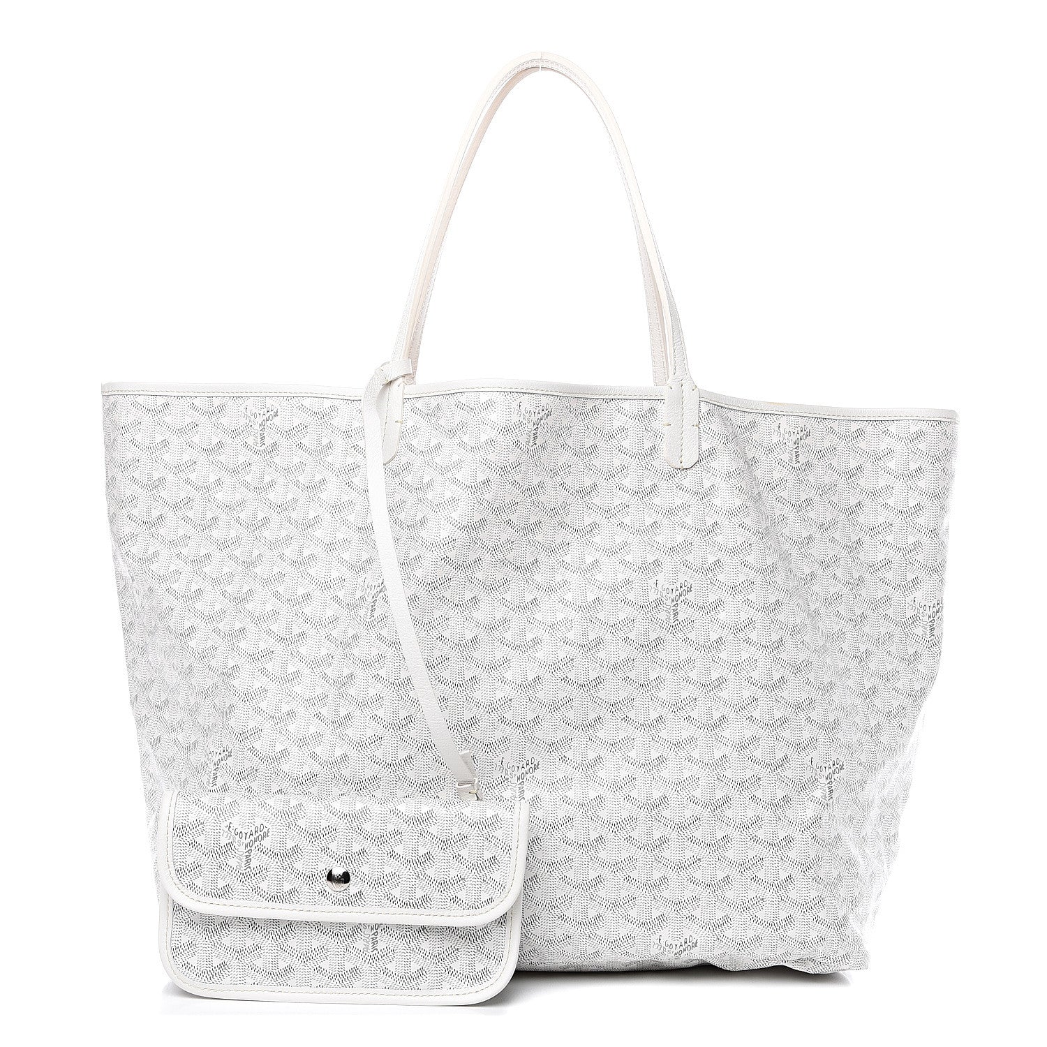 Goyard Goyardine Saint Louis GM White 1 of 7