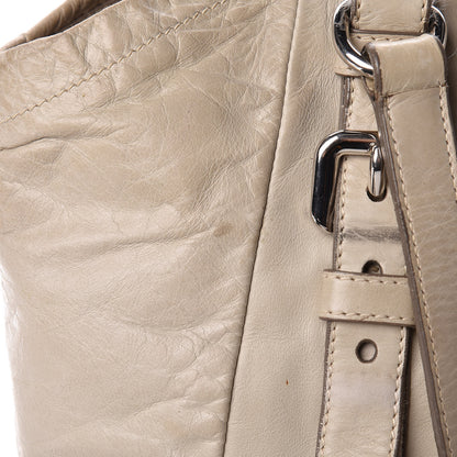 Prada Vitello Shine Tote Ivory 28 of 28