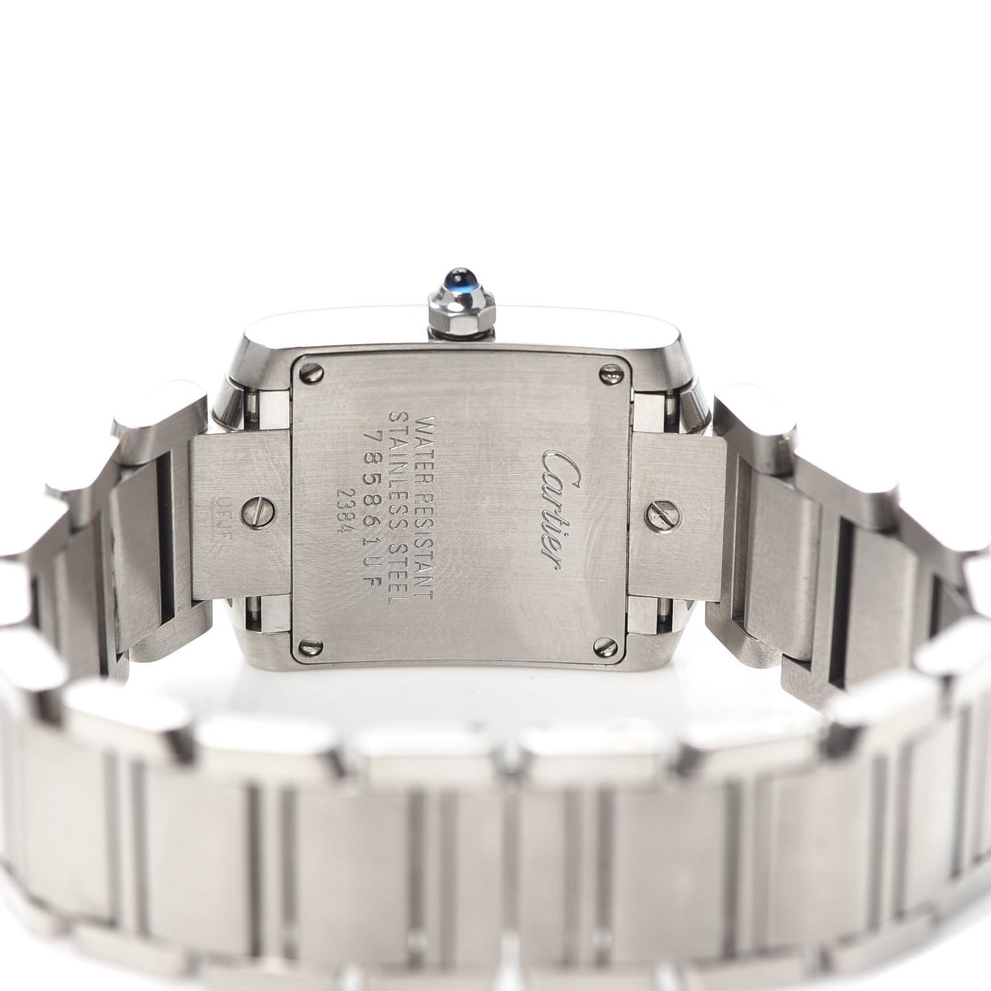 Stainless Steel 20mm Tank Francaise Quartz Watch