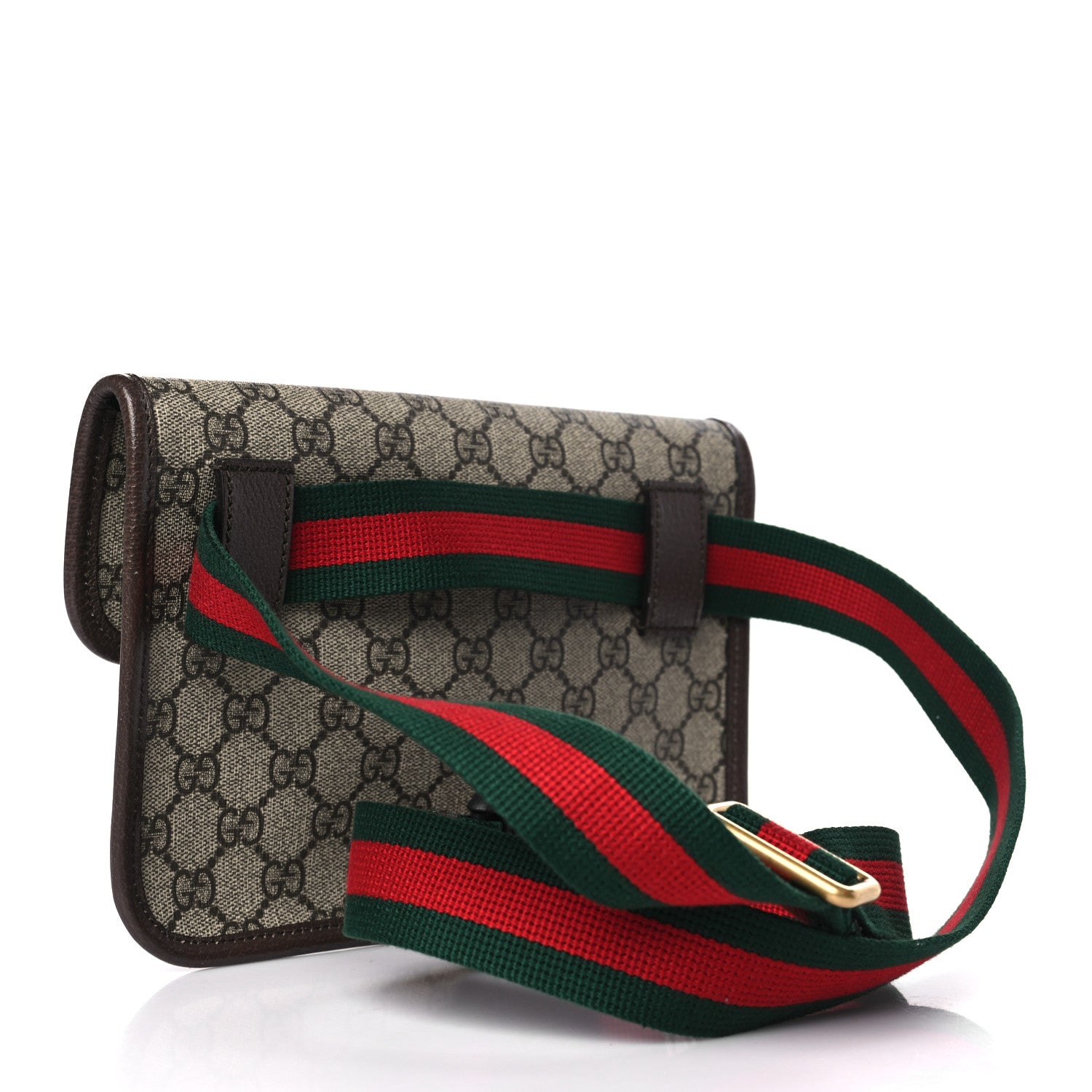 Gucci GG Supreme Monogram Neo Vintage Web Belt Bag Brown 3 of 9