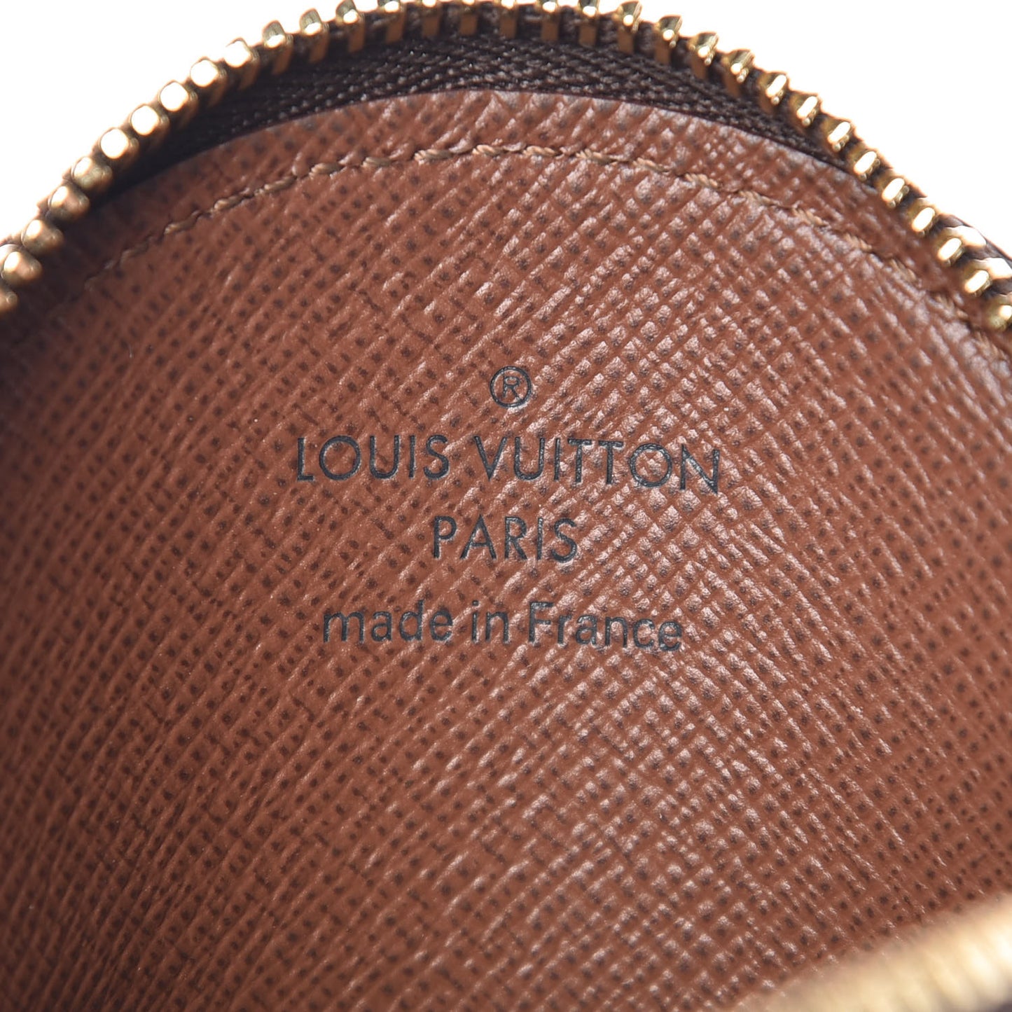 Monogram Round Coin Purse