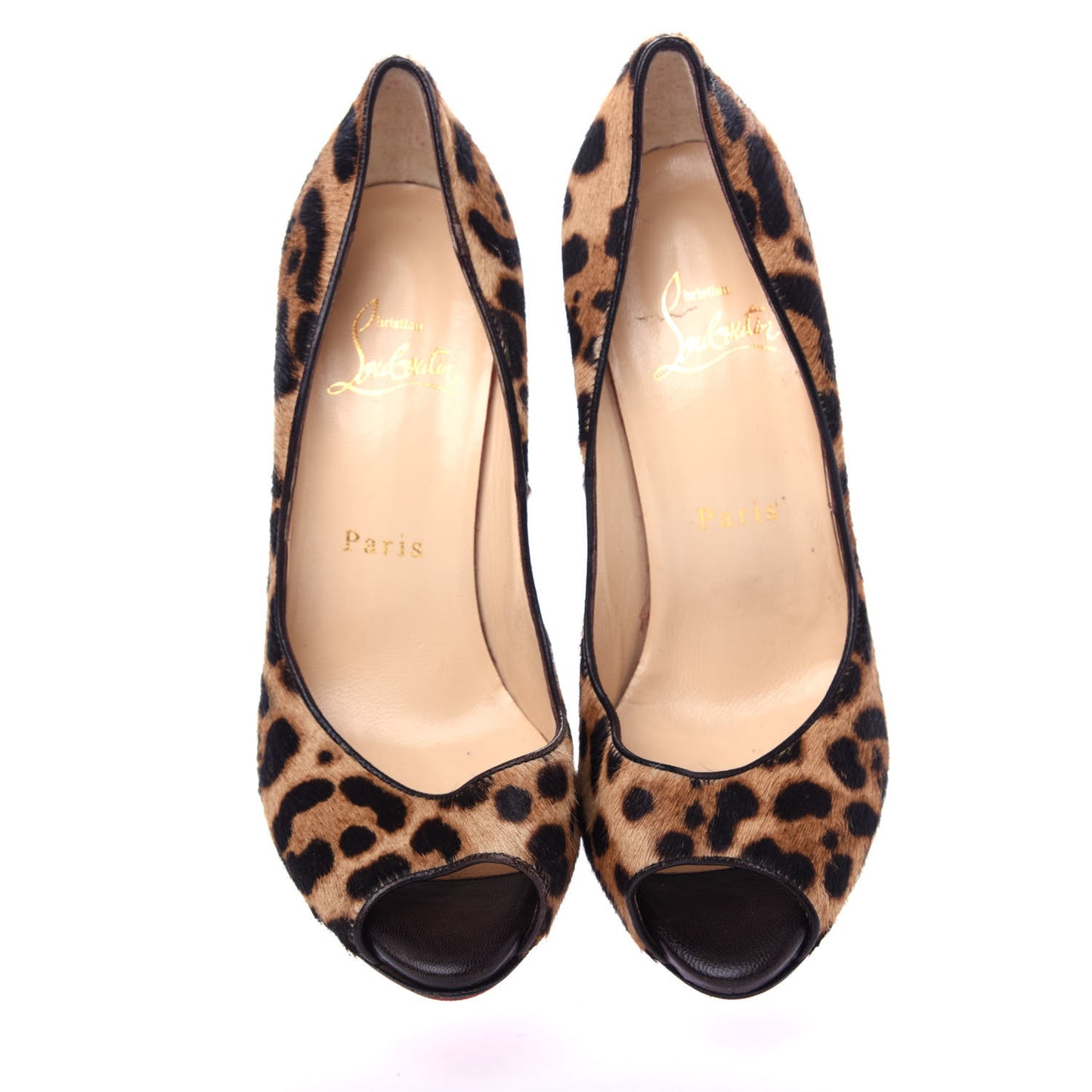 Calf Hair Leopard Print Maryl 120 Pumps 36