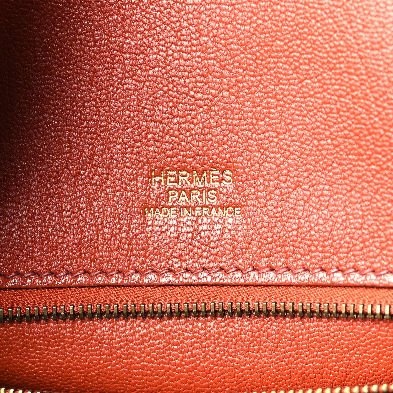 Hermes Ostrich Ghillies Birkin 30 Brique Rouge H 6 of 10