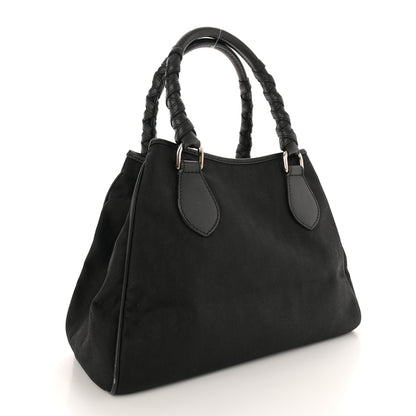 Christian Dior Nylon Monogram Small Lovely Tote Black 3 of 11