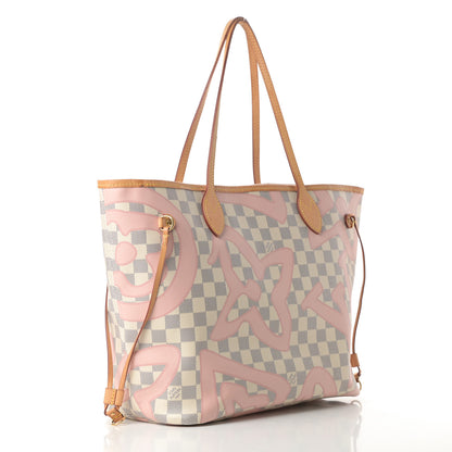Louis Vuitton Damier Azur Tahitienne Neverfull MM 3 of 18