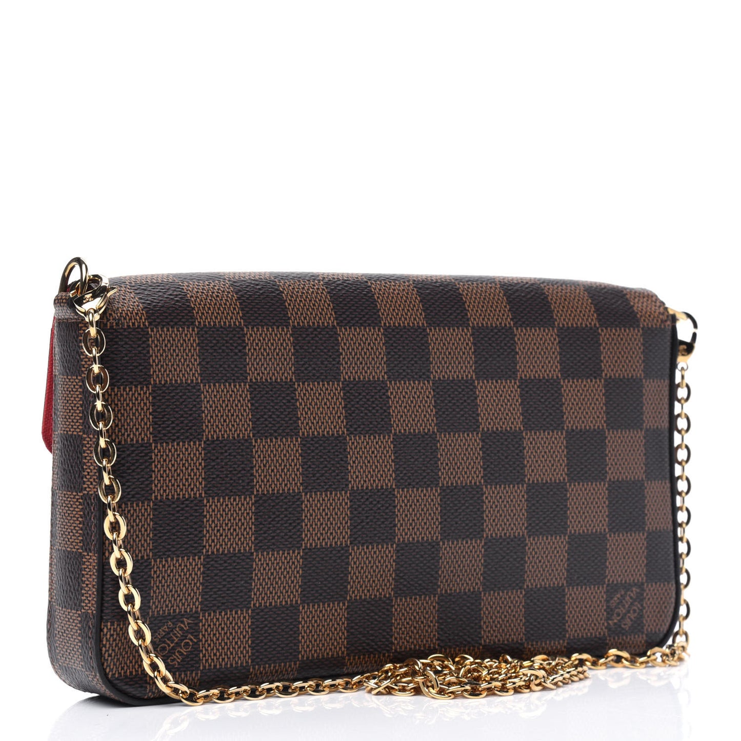 Damier Ebene Pochette Felicie Chain Wallet