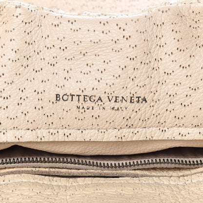 Bottega Veneta Cervo Deerskin Perforated Pekary Hobo Cream 6 of 11