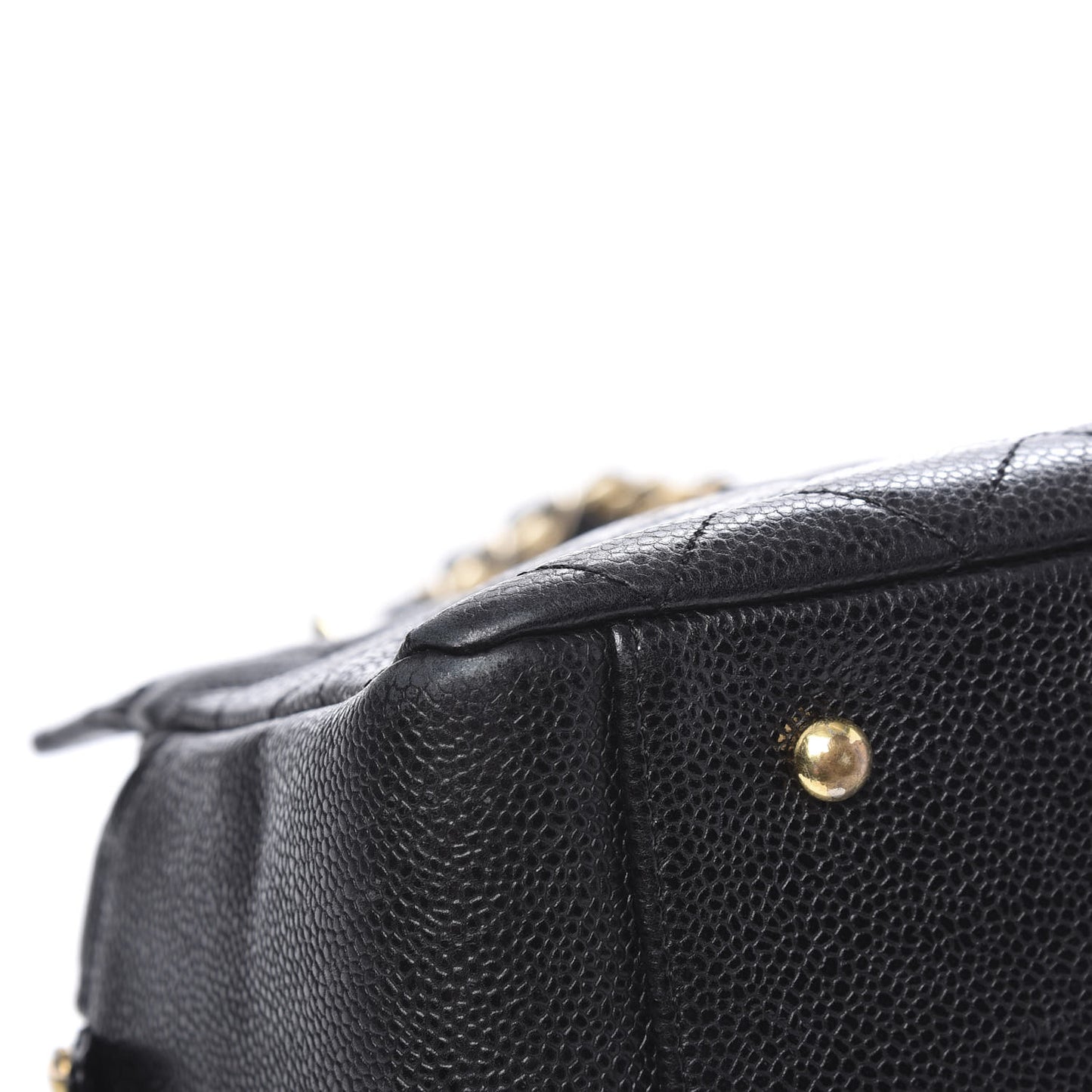 Caviar Quilted Petit Timeless Tote PTT Black