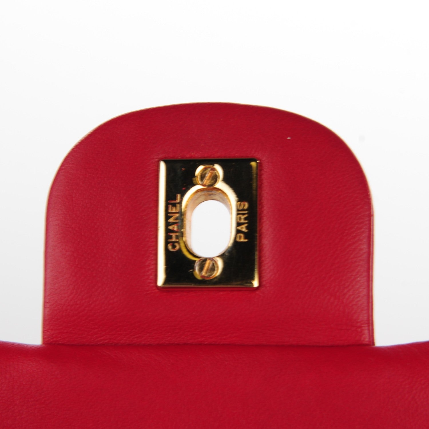 Chanel Lambskin Quilted Small Double Flap Red 9 of 9