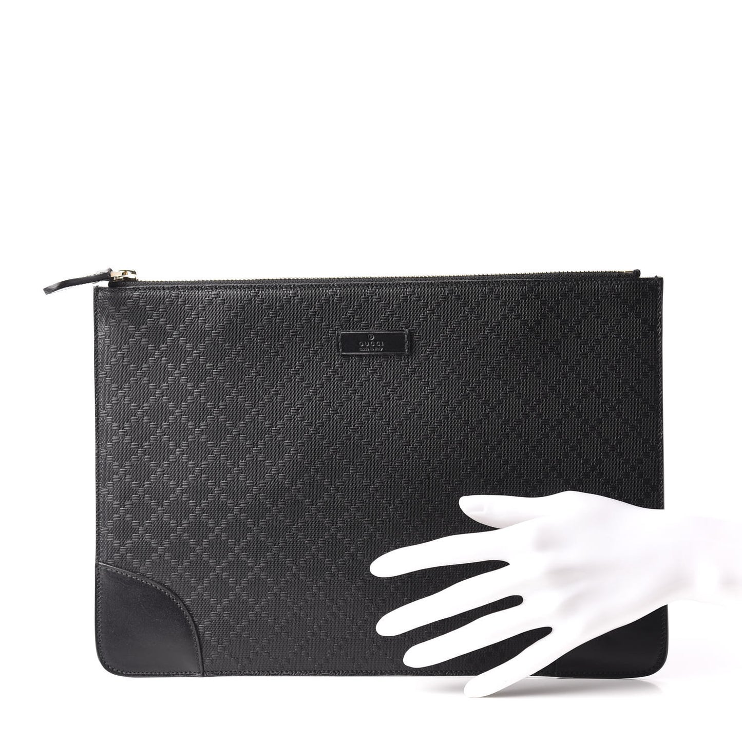 Diamante Travel Pouch Case Black