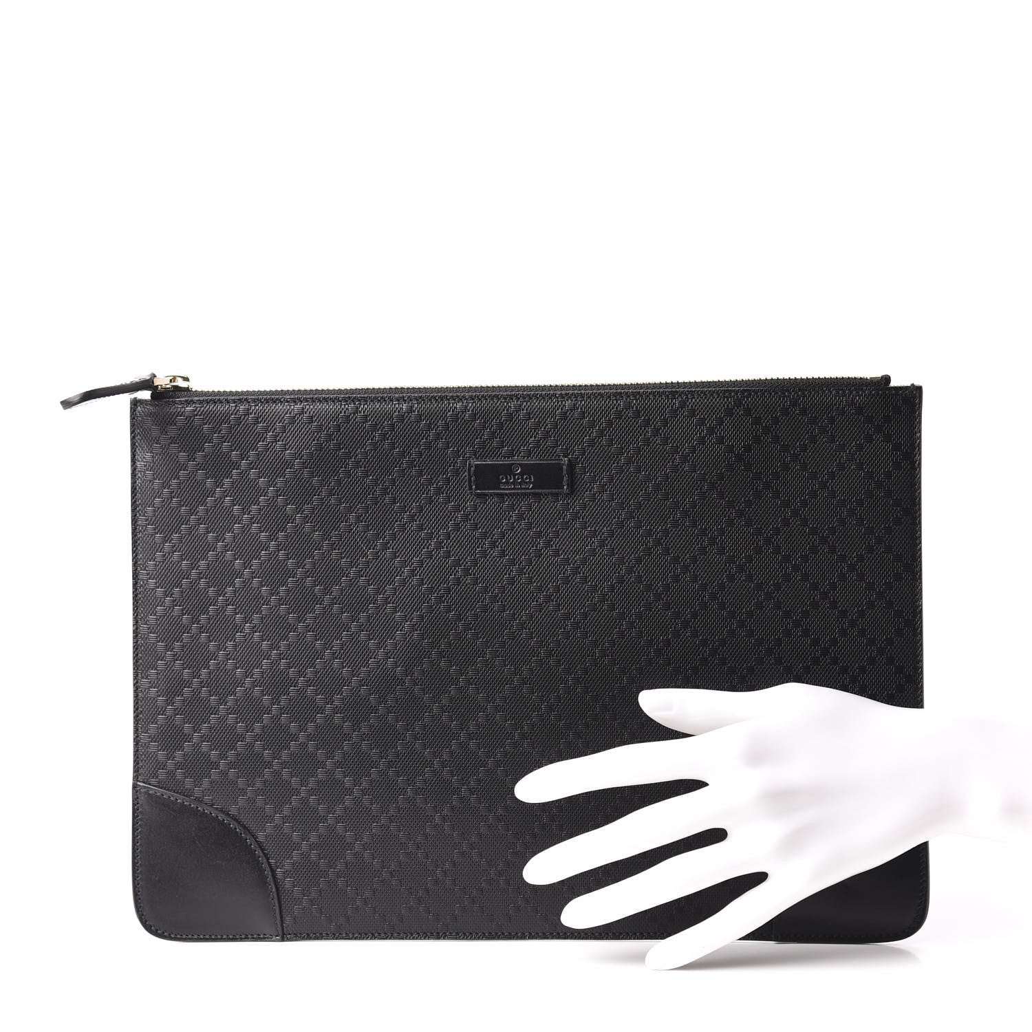Gucci Diamante Travel Pouch Case Black 2 of 7