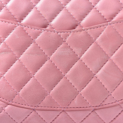 Chanel Lambskin Quilted Medium Double Flap Light Pink 10 of 10