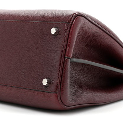 Gucci Grainy Calfskin Medium Zumi Top Handle Bag Vintage Bordeaux 10 of 11