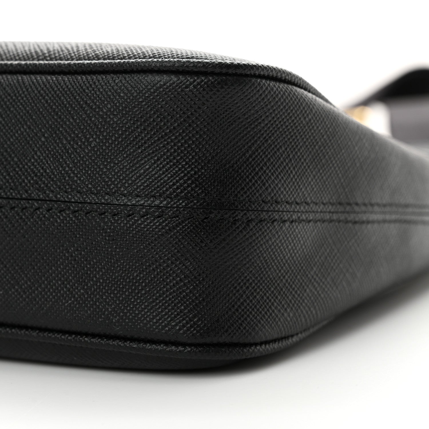 Prada Saffiano Lux Re-Edition 2005 Shoulder Bag Black 10 of 11