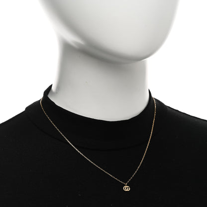 Gucci 18K Yellow Gold Running GG Pendant Necklace 2 of 4