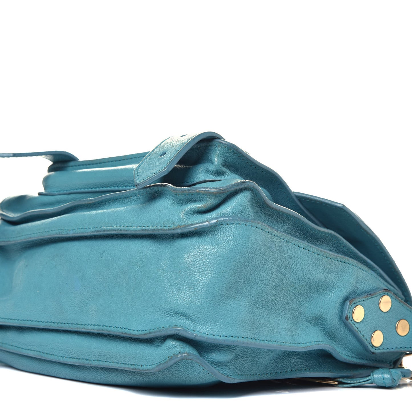 Lambskin PS1 Mini Pouch Messenger Bag Lagoon