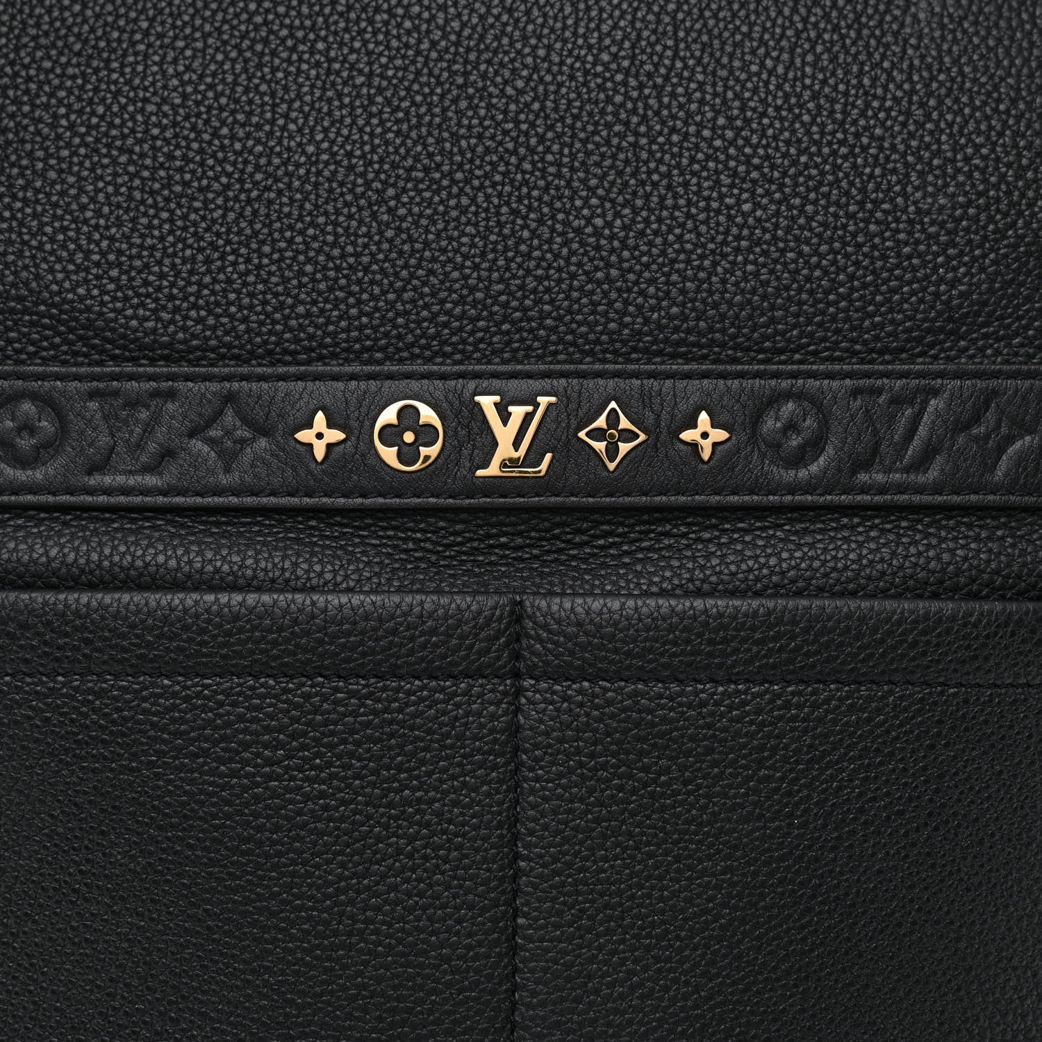 Louis Vuitton Calfskin Cruiser GM Black 8 of 10