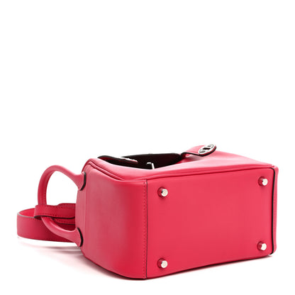 Hermes Swift Verso Mini Lindy 20 Framboise Rouge Sellier 4 of 11