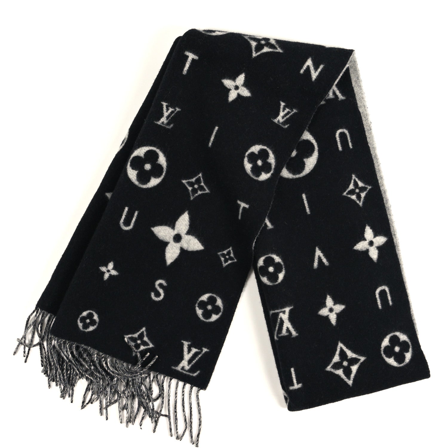 Louis Vuitton Reykjavik 2.0 Scarf Black 2 of 3