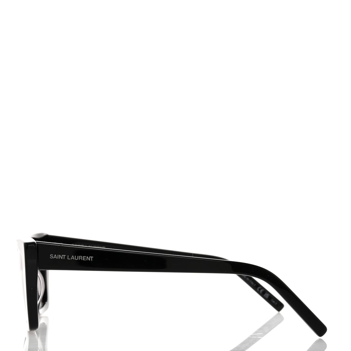 Acetate Mica Cat Eye Sunglasses SL 276 Black