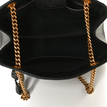 Louis Vuitton Calfskin New Wave Chain Tote Black 5 of 10