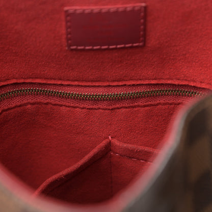 Louis Vuitton Damier Ebene Caissa Hobo Cherry 11 of 18