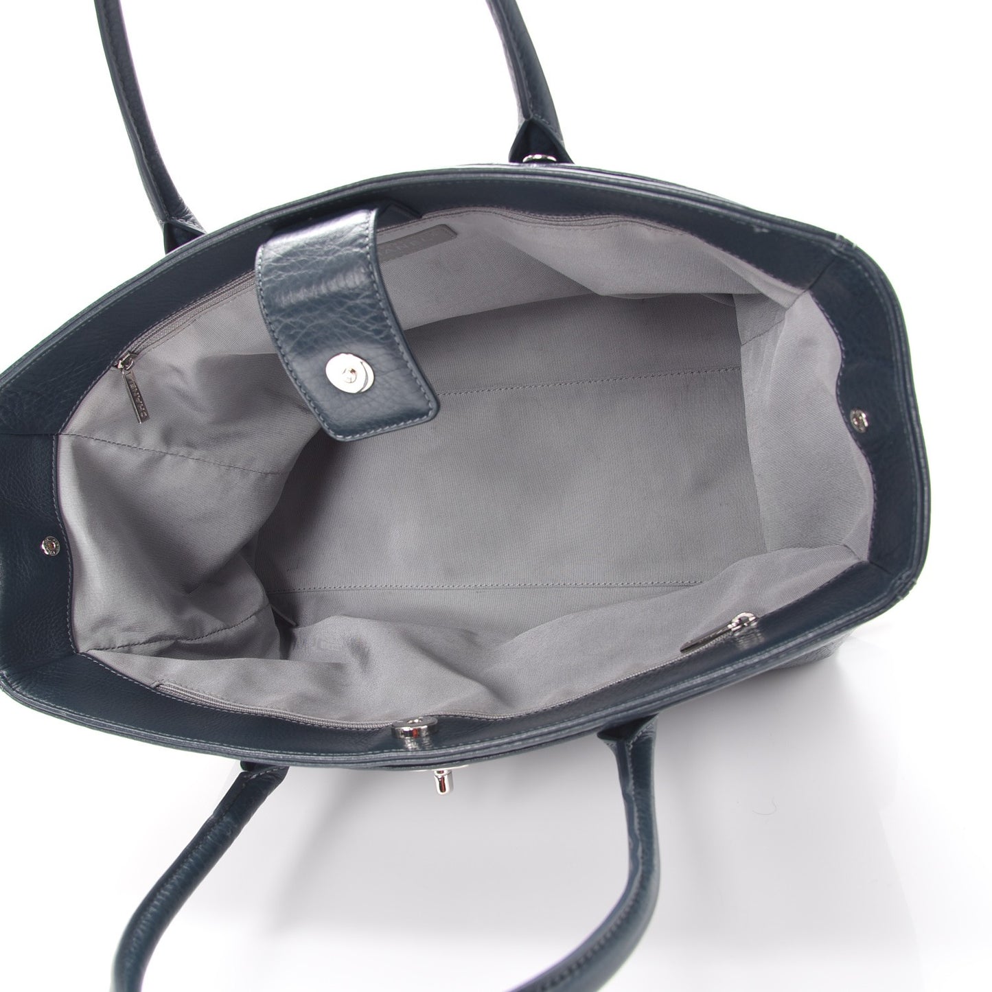 Deerskin Cerf Executive Shopper Tote Dark Blue